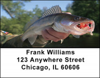 Pike Fishing Address Labels | LBBAH-07