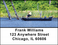 Fishing for Bass Address Labels | LBBAH-09