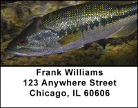 Fishing for Bass Address Labels | LBBAH-09
