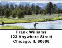 Fly Fishing Fun Address Labels | LBBAH-10