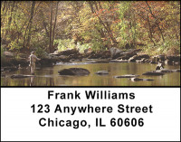 Fly Fishing Fun Address Labels | LBBAH-10