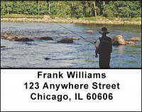 Fly Fishing Fun Address Labels | LBBAH-10