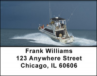 Deep Sea Fishing Address Labels | LBBAH-13