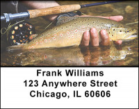 Fly Fishing Address Labels | LBBAH-16