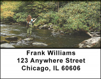 Fly Fishing Address Labels | LBBAH-16