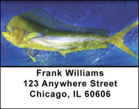 Trophy Fishing in the Gulf Address Labels | LBBAH-17