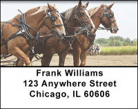 Farming with Horses Address Labels | LBBAH-25