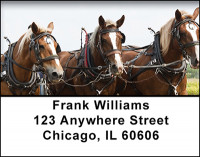 Farming with Horses Address Labels | LBBAH-25