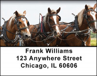 Farming with Horses Address Labels | LBBAH-25