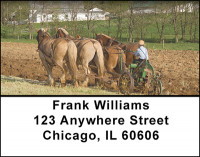 Farming with Horses Address Labels | LBBAH-25