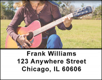 Country Western Music Address Labels | LBBAH-31
