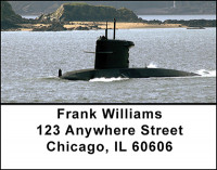 Navy - Anchors Away Address Labels | LBBAH-37