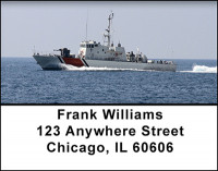 Navy - Anchors Away Address Labels | LBBAH-37