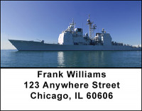 Navy - Anchors Away Address Labels | LBBAH-37