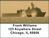 Go Navy Address Labels | LBBAH-39