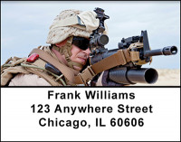 Army Troops Address Labels | LBBAH-43