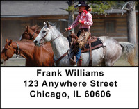 Cowgirls Address Labels | LBBAH-45