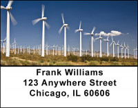 Wind Power Address Labels | LBBAH-51