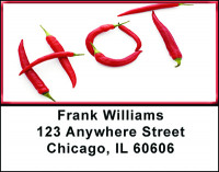Mexican Peppers Address Labels | LBBAH-58