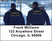 Crime Doesn't Pay Address Labels | LBBAH-68