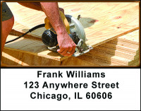 A Carpenter's Life Address Labels | LBBAH-71