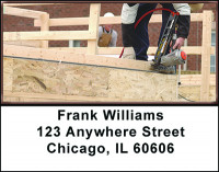 A Carpenter's Life Address Labels | LBBAH-71