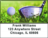 Women Golfers Address Labels | LBBAH-73