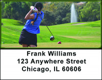 Women Golfers Address Labels | LBBAH-73