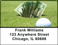 Golfing Address Labels | LBBAH-75