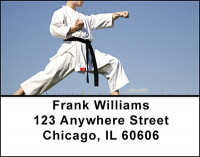 Karate Address Labels | LBBAH-77