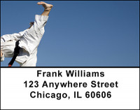 Karate Address Labels | LBBAH-77