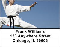 Karate Address Labels | LBBAH-77