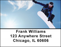 Extreme Snowboarding Address Labels | LBBAH-79
