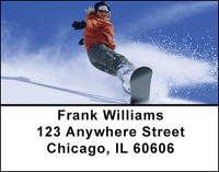 Extreme Snowboarding Address Labels | LBBAH-79