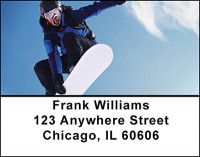 Extreme Snowboarding Address Labels | LBBAH-79