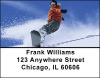Extreme Snowboarding Address Labels | LBBAH-79