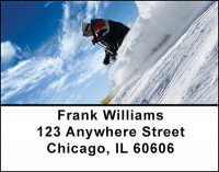 Extreme Snow Skiing Address Labels | LBBAH-80