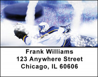 Ice Hockey Address Labels | LBBAH-83