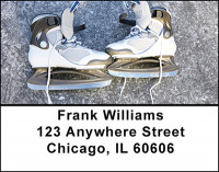 Ice Skating Address Labels | LBBAH-84