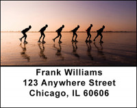 Ice Skating Address Labels | LBBAH-84