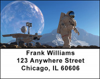 Space - A Final Frontier Address Labels | LBBAH-85