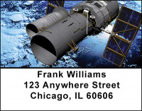 Space Rocket Launch Address Labels | LBBAH-87