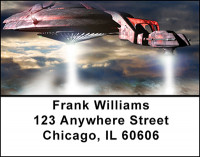 Space Aliens Watching Address Labels | LBBAH-88