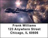 Space Aliens Watching Address Labels | LBBAH-88