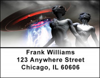 Aliens From Outer Space Address Labels | LBBAH-89