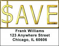 Save Money Address Labels | LBBAI-04