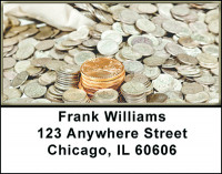 Bags of Money Address Labels | LBBAI-07