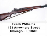 WWII Rifles and Guns Address Labels | LBBAI-09