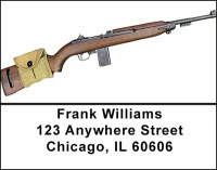 WWII Rifles and Guns Address Labels | LBBAI-09