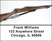 WWII Rifles and Guns Address Labels | LBBAI-09